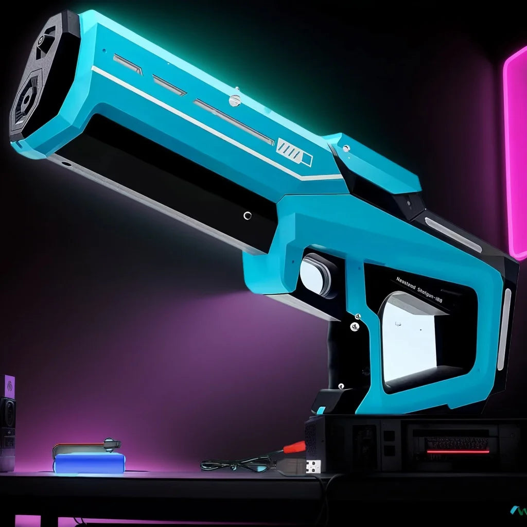 Pistola de Agua Eléctrica de Alta Potencia con Succión Automática y Alcance de 10 m para Verano