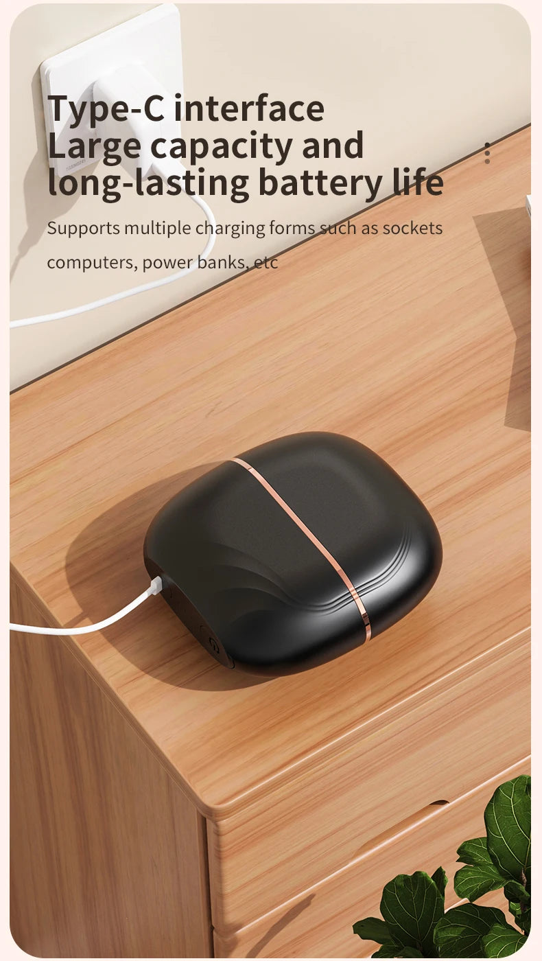 Mini Cepillo Alisador Eléctrico de 130 g, Portátil e Inalámbrico con Calentamiento Rápido en 30 Segundos para Viaje y Uso Diario 