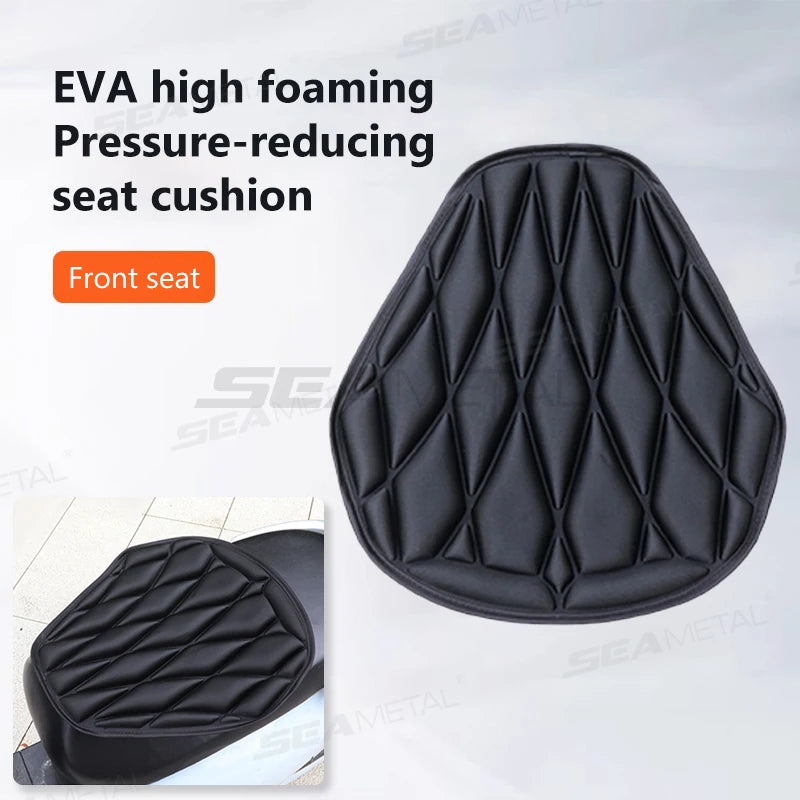 Cojín 3D para Asiento de Motocicleta Antivibración, Transpirable, Impermeable y con Aislamiento Térmico