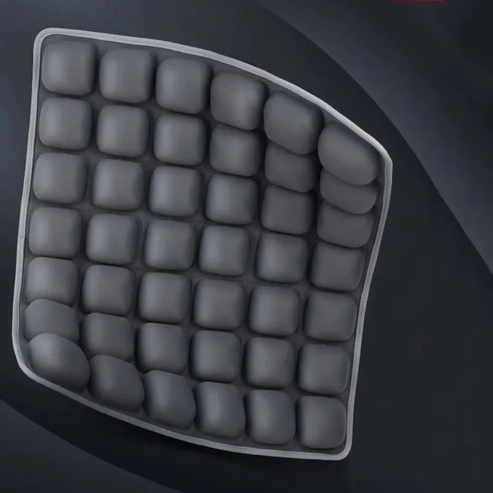 Cojín Inflable 3D de Celdas de Aire para Viaje, Antipresión, Ajustable y Transpirable para Máxima Comodidad